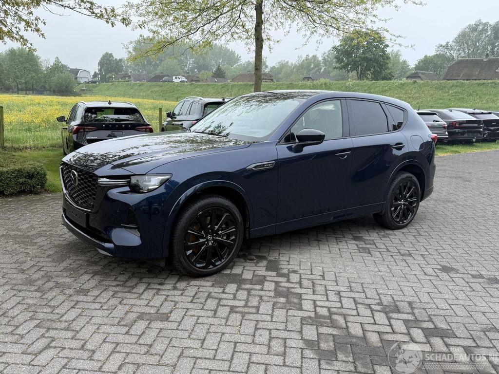 Mazda CX-60 AWD / Automaat / Leer (bj 2023), Auto diversen, Automaat, Blauw, Hybride Elektrisch/Benzine, Mazda