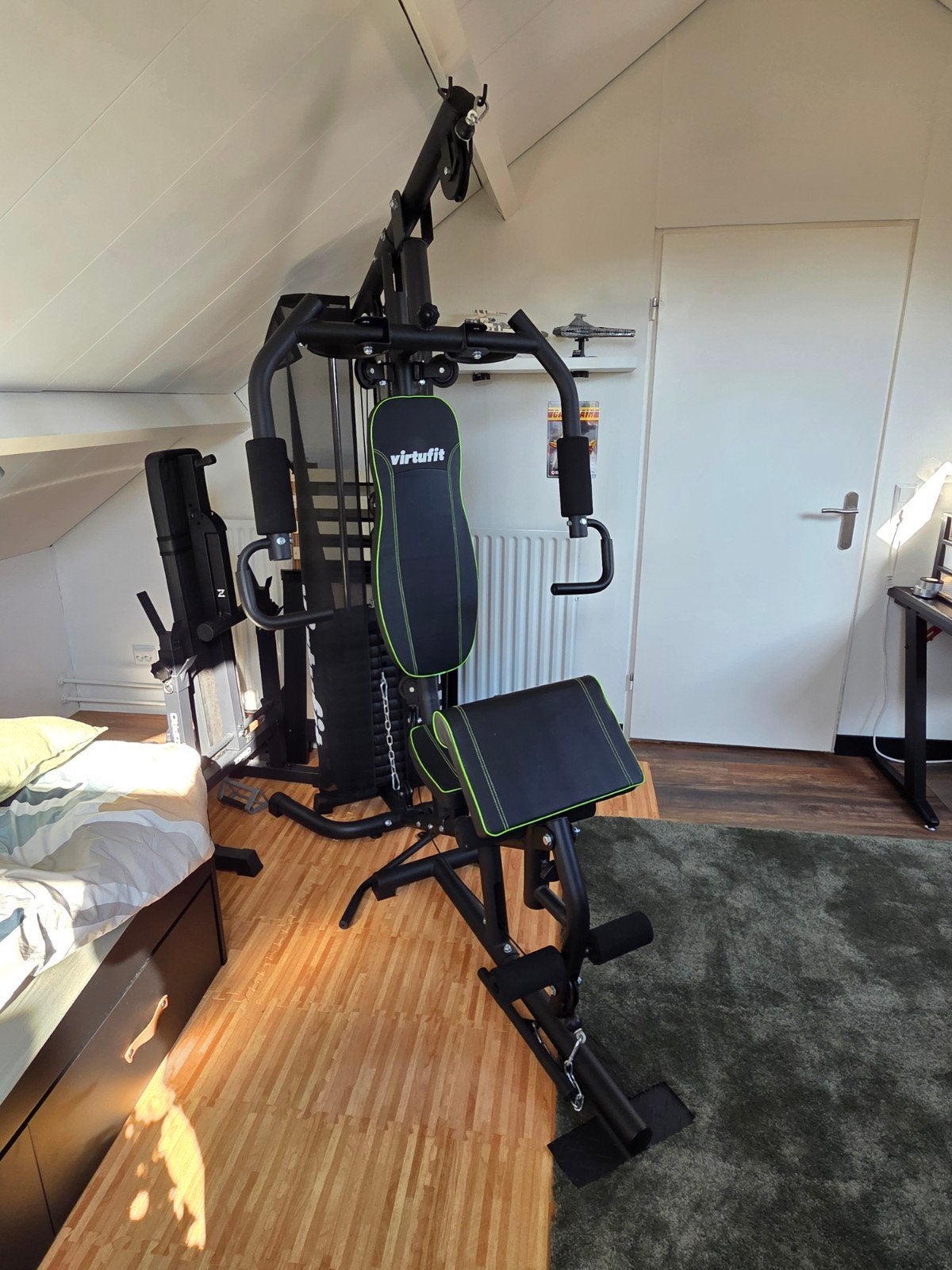 VirtuFit Krachtstation Homegym KH1 met Bankdruk, Ophalen, Krachtstation, Benen, Zo goed als nieuw
