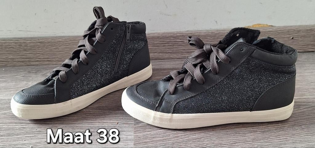 Dames schoenen maat 38, Ophalen, Zwart, Nieuw, Sneakers of Gympen