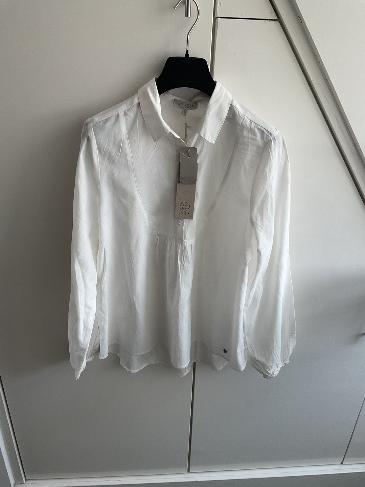 Zusss witte blouse maat S nieuw, Ophalen of Verzenden, Nieuw, Maat 36 (S), Wit