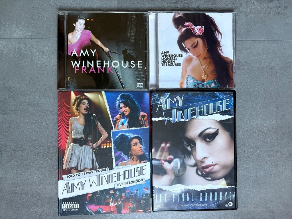 Amy Winehouse 4x- Lioness, Frank, Live London, Final Goodbye, Cd's en Dvd's, Ophalen of Verzenden, Zo goed als nieuw, Album