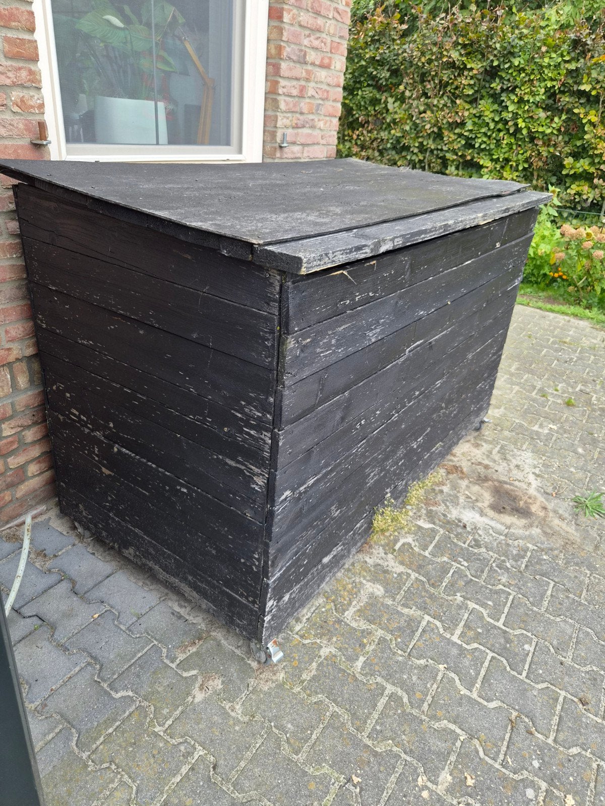 gratis houten kist op wielen, Ophalen, Gebruikt, Hout, Overige typen