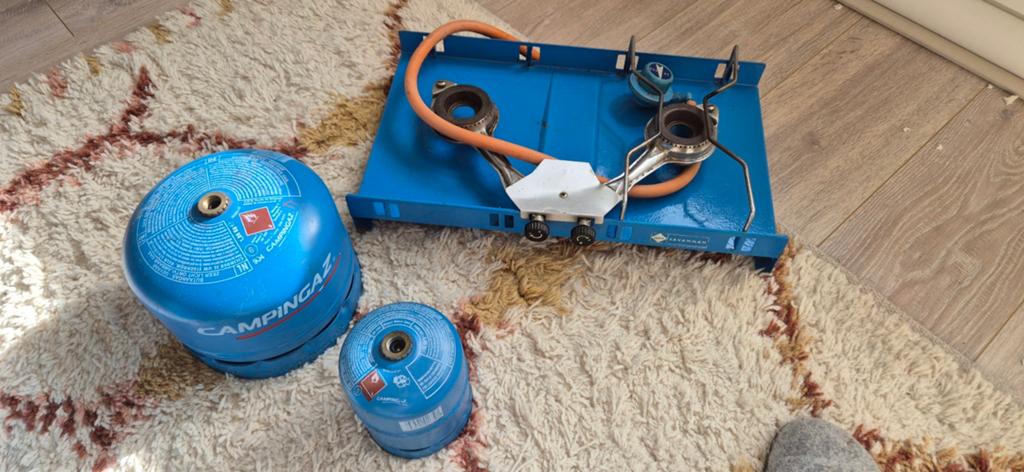 Campingaz gasfles en kooktoestel set, Caravans en Kamperen, Ophalen of Verzenden, Gebruikt