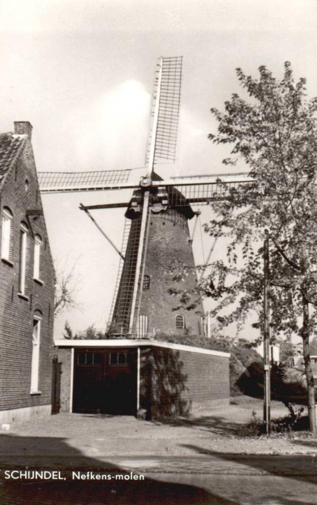 Schijndel Nefkens Molen, Ophalen, 1940 tot 1960, Ongelopen, Noord-Brabant