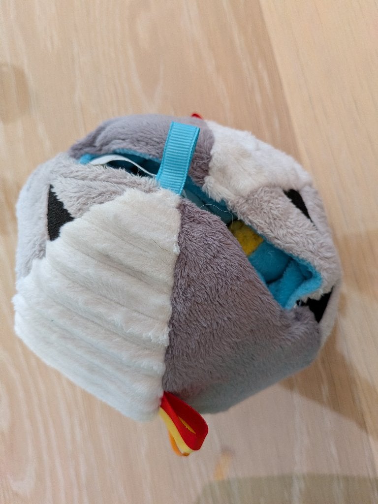 babyspeelgoed nijlpaard bal activity, Ophalen of Verzenden, Zo goed als nieuw, Rammelaar