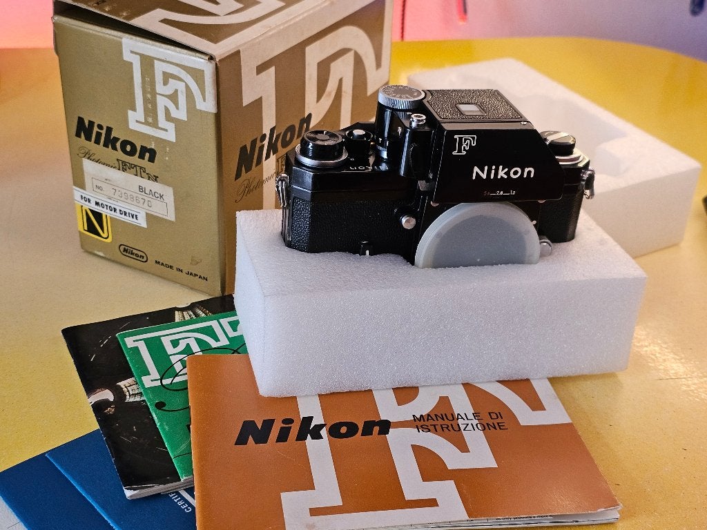 Nikon F Ftn Apollo & 50mm f=1.4., Verzenden, Zo goed als nieuw, Spiegelreflex, Nikon