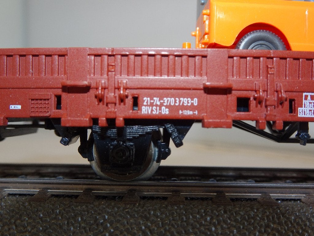 3x Marklin SJ rongenwagon 4722 met landrover nieuw OVP(#948), Wisselstroom, Ophalen of Verzenden, Märklin, Nieuw