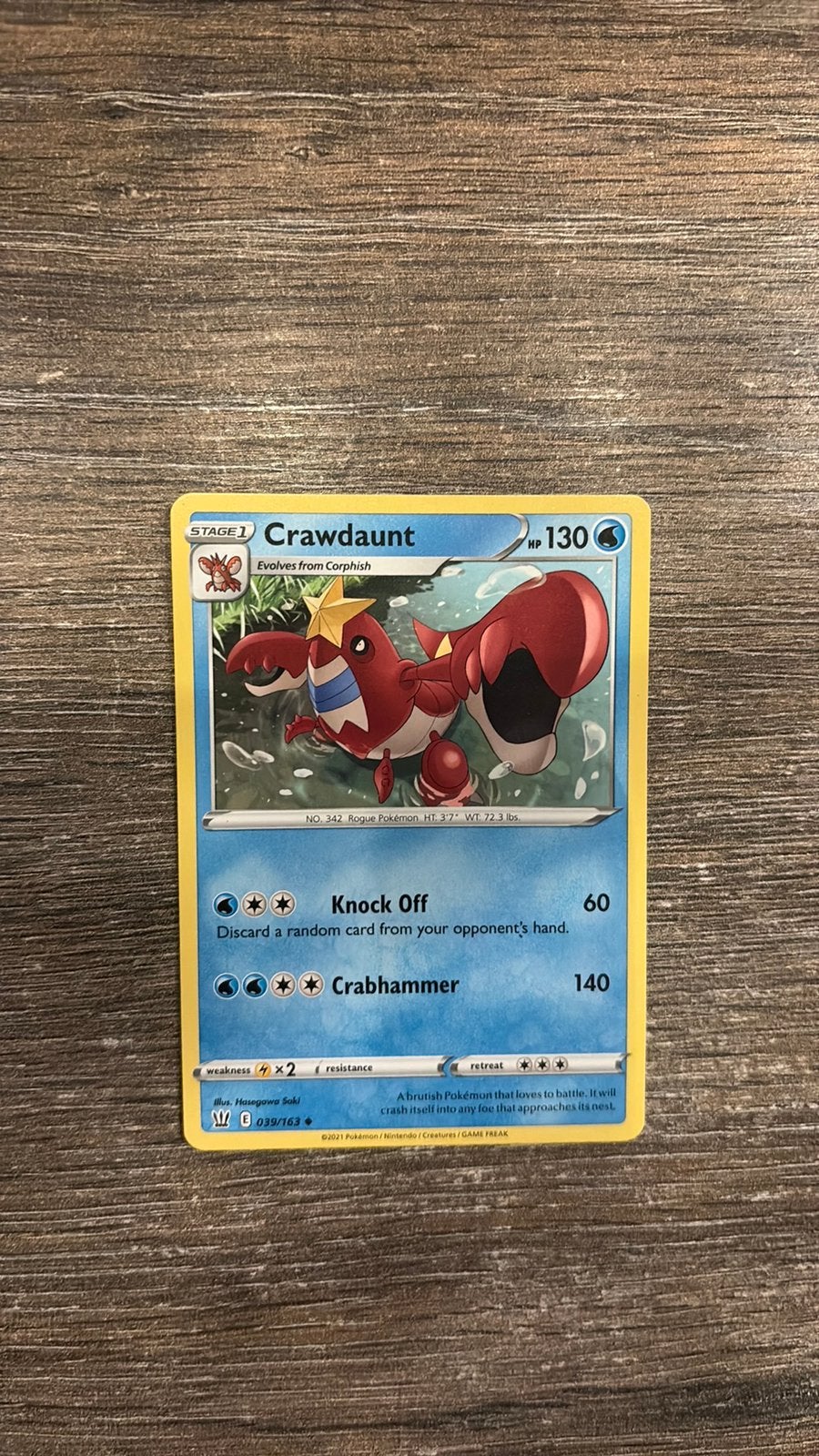 BST Crawdaunt 039/163, Ophalen of Verzenden, Zo goed als nieuw
