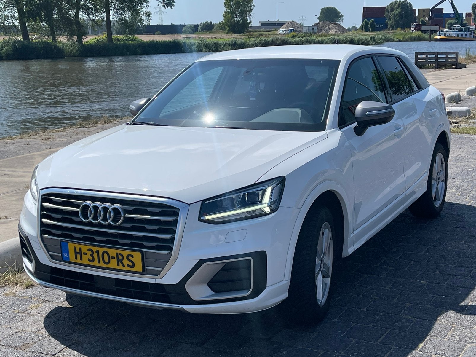 Audi Q2 1.0 Tfsi 116pk 2020 Wit, Auto's, Audi, Voorwielaandrijving, Stof, 1200 kg, Wit