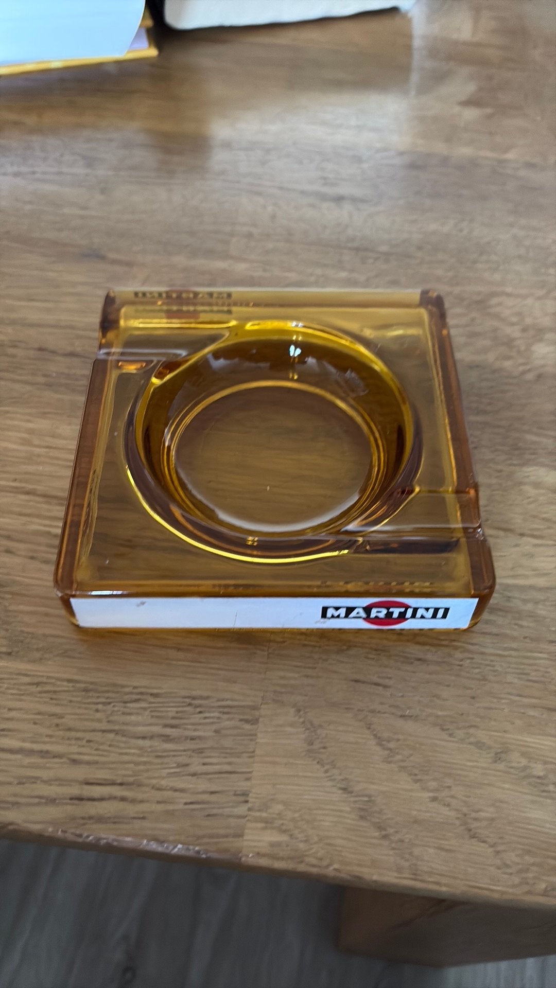 Martini Asbak vintage, Verzamelen, Ophalen of Verzenden, Gebruikt, Asbak