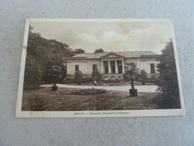 Utrecht 1933 Museum Staatsbosbeheer, Verzamelen, Ophalen of Verzenden, 1920 tot 1940, Gelopen, Utrecht