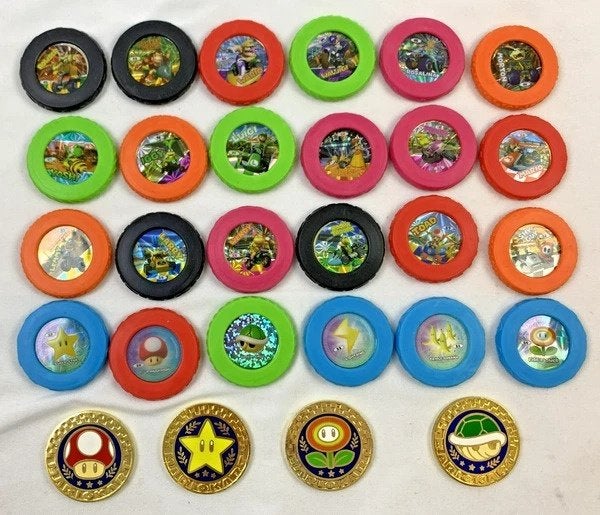 Nintendo Mario Kart Koins PLUS actie 2018 set 24 munten, Coolsingel 104, 3011 AG Rotterdam, Netherlands, Verzenden, Zo goed als nieuw