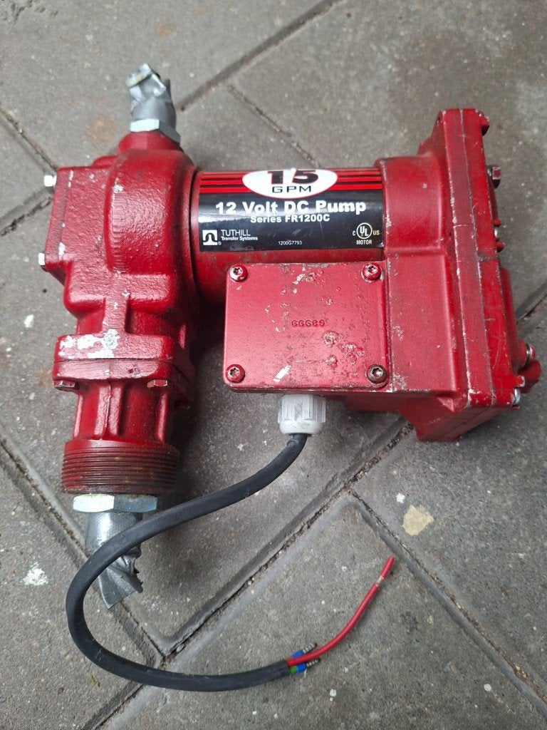 Tuthill FR1200C 12V DC pomp – 15 GPM_57 liter per minuut, Watersport en Boten, Ophalen of Verzenden, Gebruikt, Motor en Techniek
