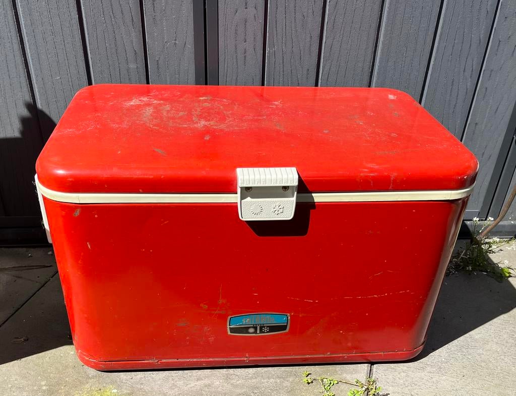 Vintage retro koelbox thermos, Ophalen, Gebruikt, Koelbox, Koelelement