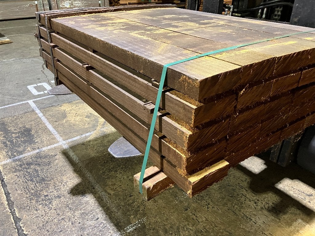 vlonderplanken-balken-planken-Hardhout/Guariuba-52x153mm, Ophalen, Nieuw, Hardhout, Minder dan 180 cm