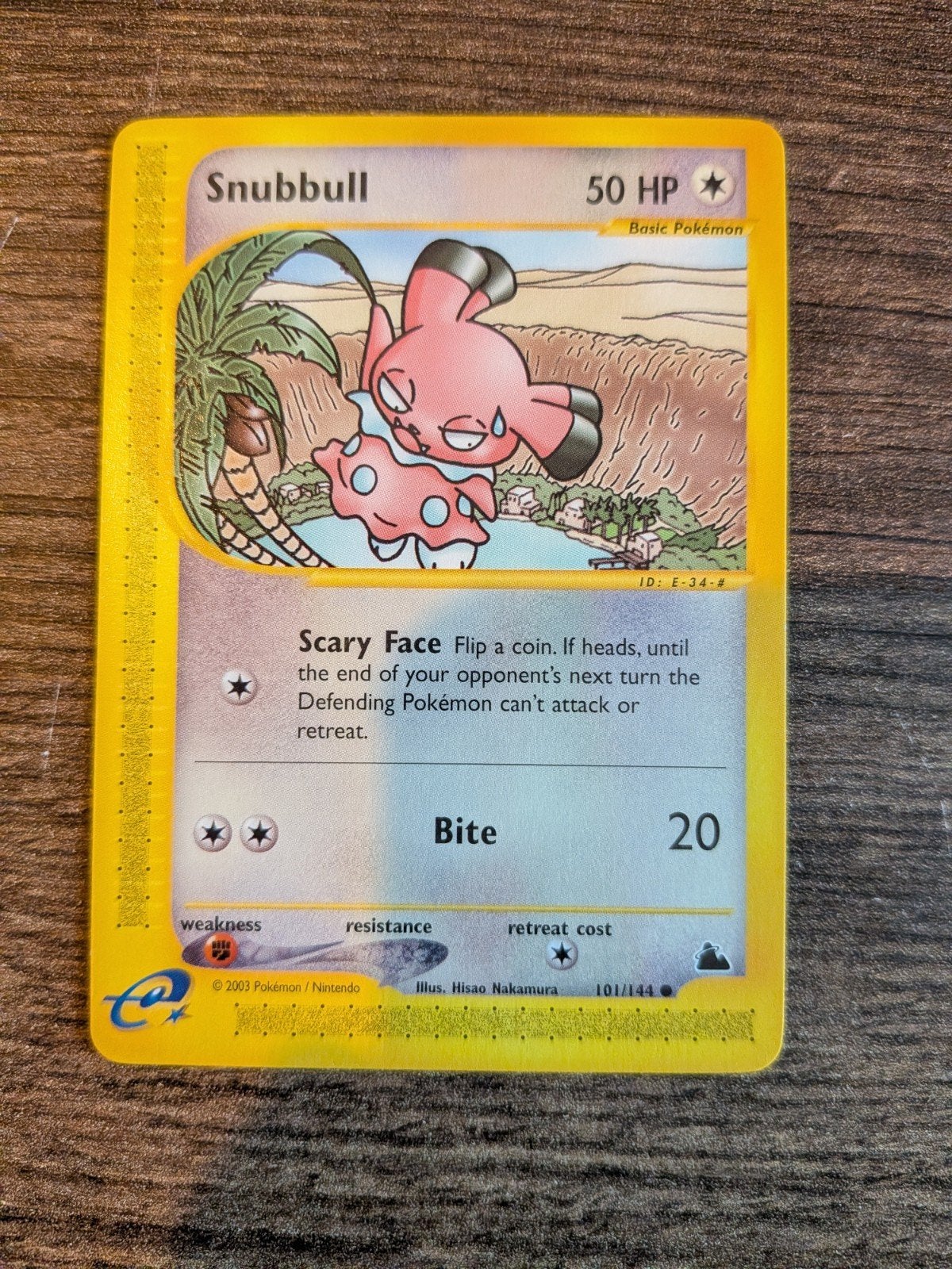 Snubull Skyridge Pokémon Kaart 101/144 (EN), Ophalen of Verzenden