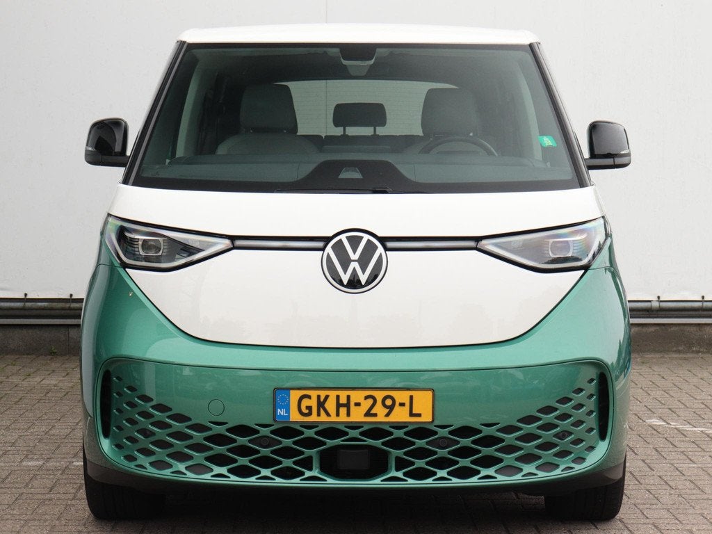 Volkswagen ID. Buzz Pro 77kWh | Origineel two-tone | Stoel-, Auto's, Automaat, Achterwielaandrijving, Gebruikt, Zwart