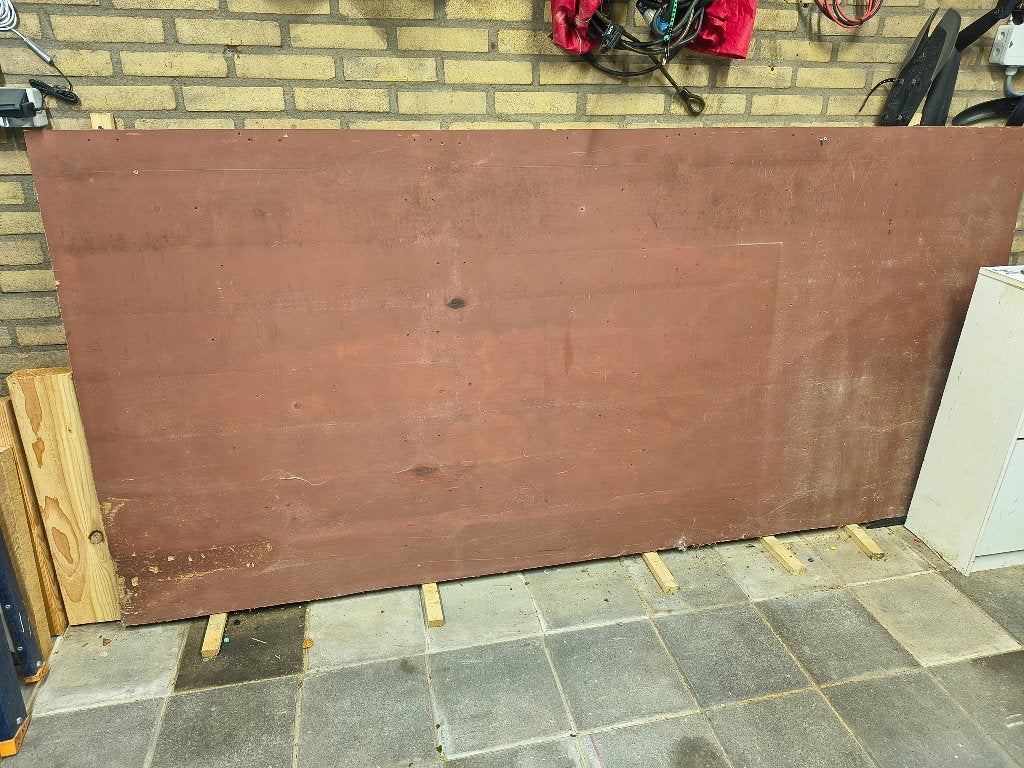 Grote multiplex plaat, 255x119,5x3 cm, Ophalen, Gebruikt, 25 tot 50 mm, Overige typen