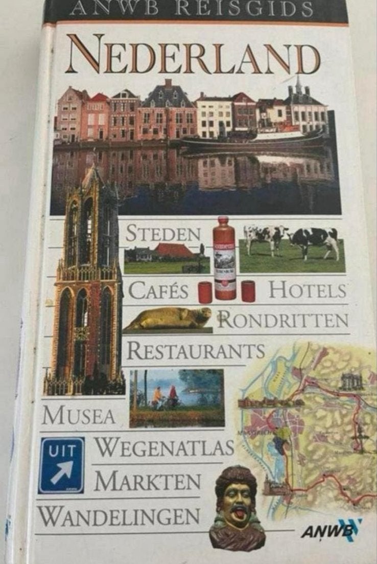 ANWB Reisgids Nederland: Steden, Cafés, Hotels, Rondritten, Ophalen of Verzenden, Gelezen, Reisgids of -boek, ANWB