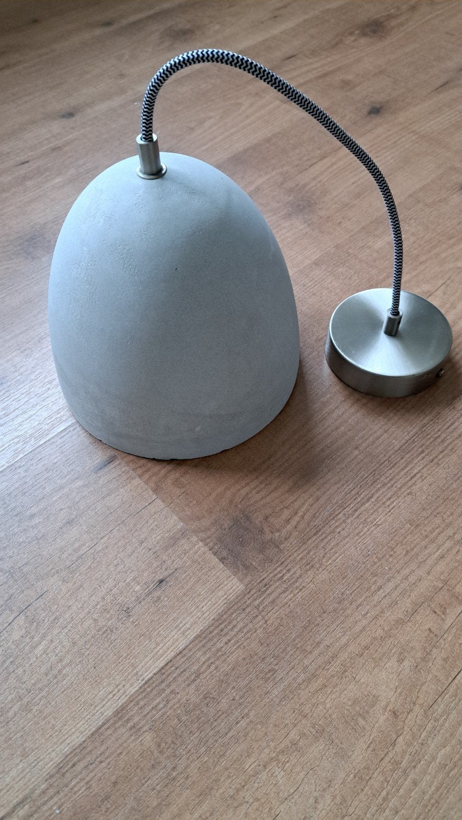 Hanglamp van beton doorsnee 20cm, Ophalen, Verstelbaar
