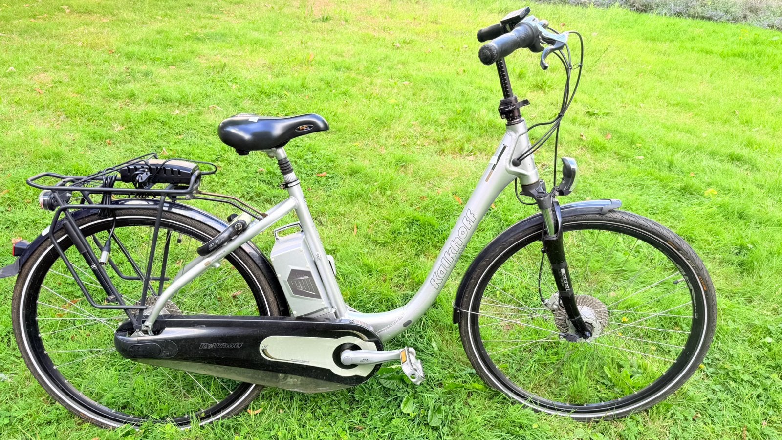 Goed werkende unisex damesfiets E-bike Kalkhoff 50, Fietsen en Brommers, Gebruikt, Versnellingen, 50 tot 53 cm, Trommelrem