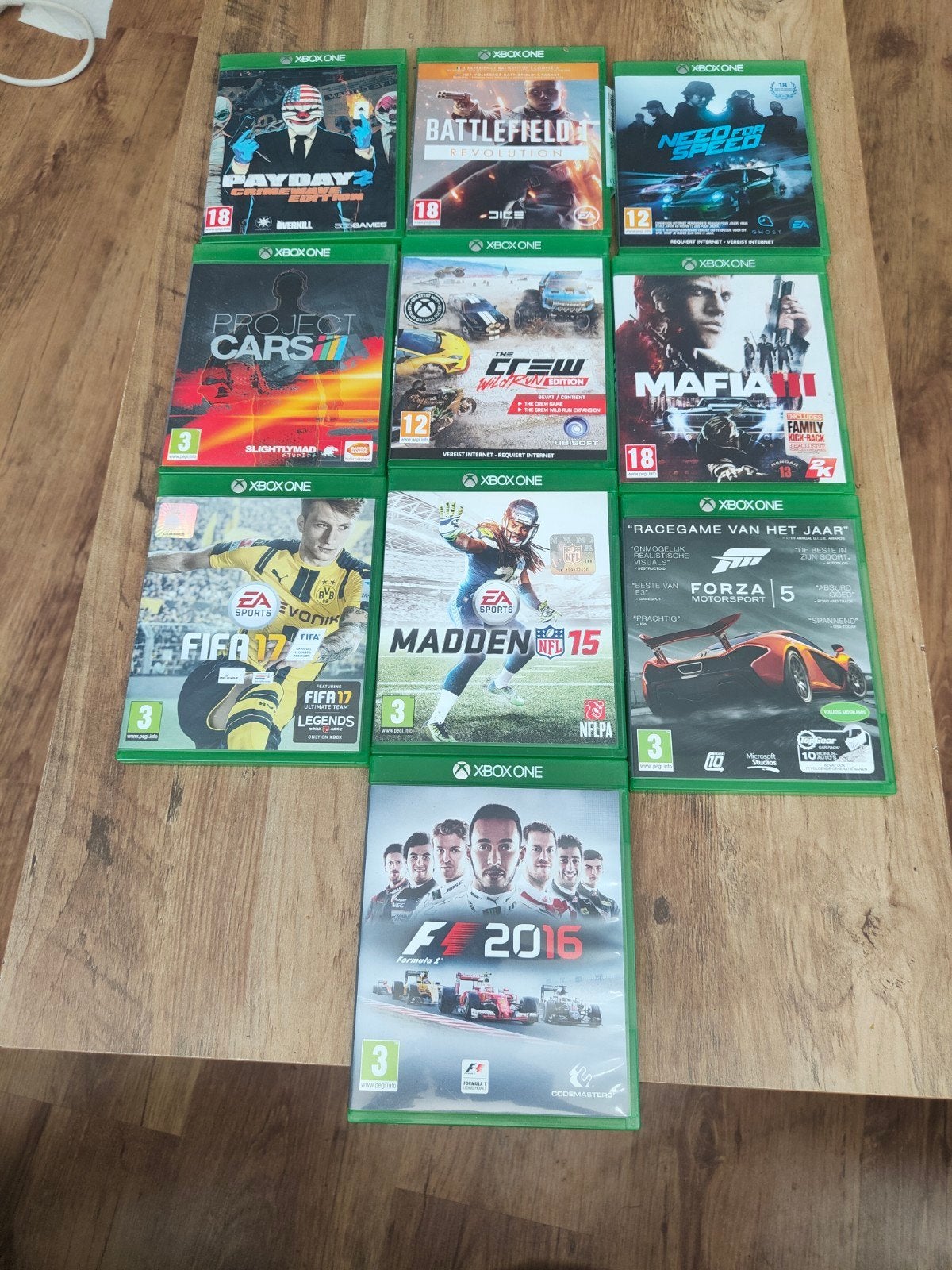 Xbox One Games Bundel - Diverse Topgames, Online, Gebruikt, Vanaf 18 jaar, Overige genres