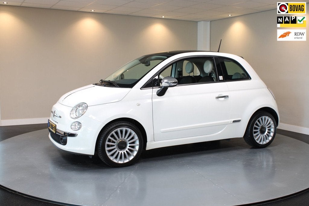 Fiat 500 0.9 TwinAir Turbo Rivièra Maison*1ste Eigenaar/Spe, Voorwielaandrijving, Gebruikt, Bedrijf, Handgeschakeld