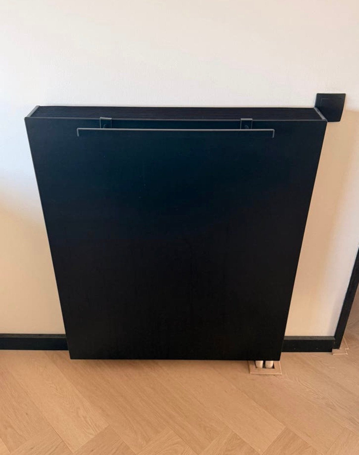 Sensimo radiator hoes zwart, Ophalen, Zo goed als nieuw, Metaal of IJzer, Klemhekje