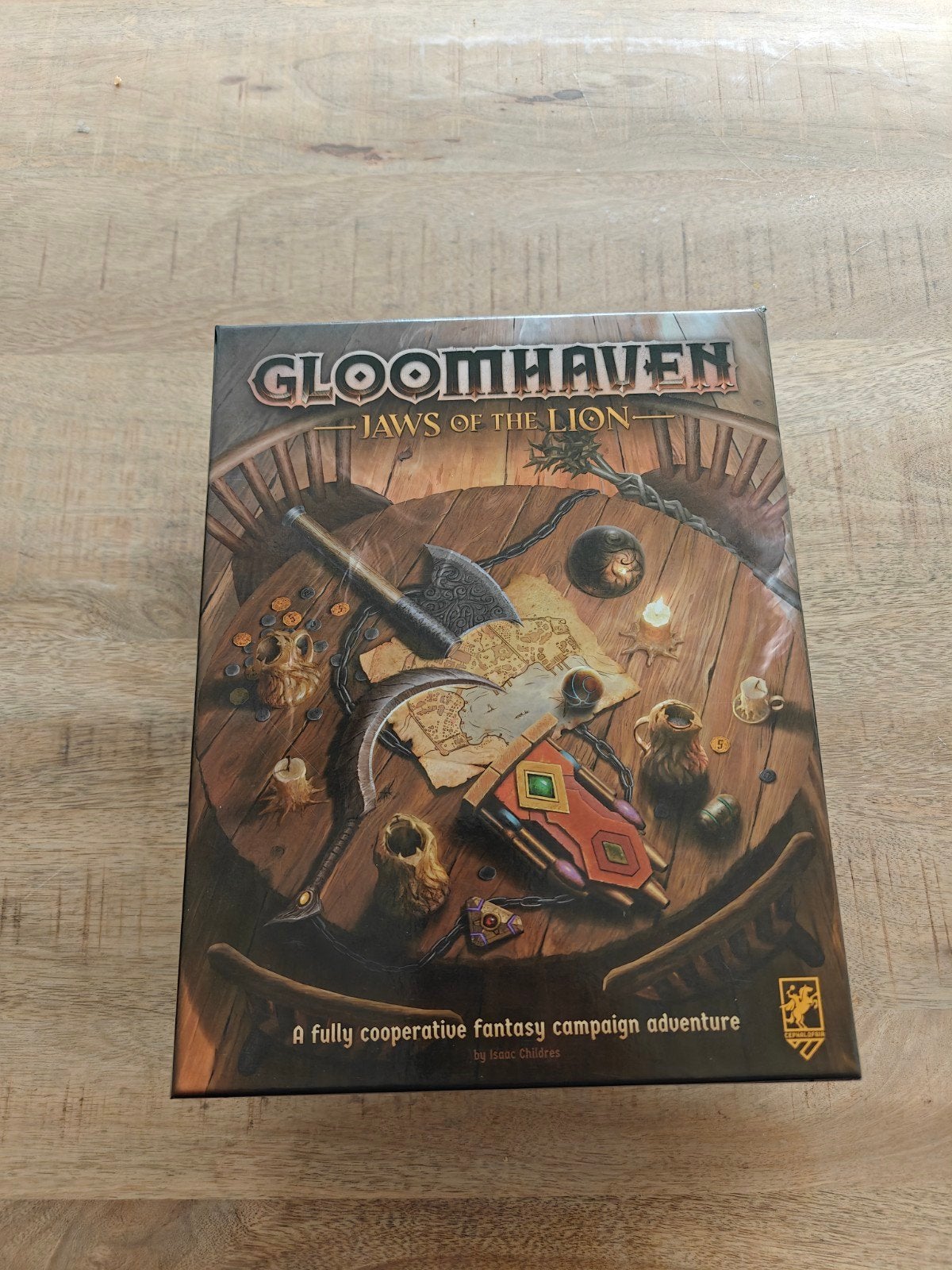Gloomhaven Jaws of the Lion + Organizer, Een of twee spelers, Ophalen of Verzenden, Zo goed als nieuw, Cephalofair Games