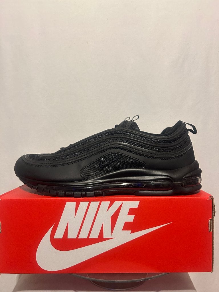 NIEUW IN DOOS! Maat 49,5 - Nike Air Max 97 Triple Black, Verzenden, Zwart, Nike, Nieuw
