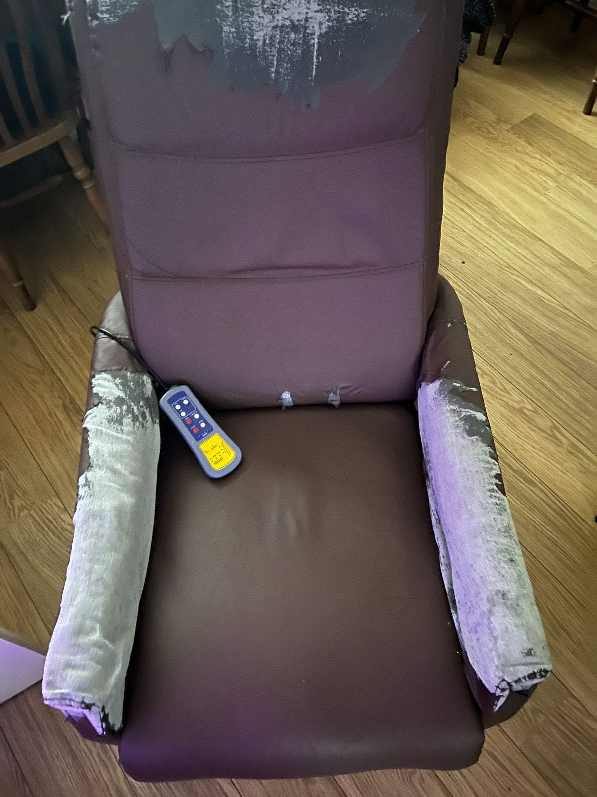 Massage stoel, Ophalen, Eén