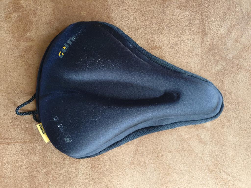 Velo GelTech Plush fietszadeldek - Zwart, Ophalen of Verzenden, Zo goed als nieuw, Velo GelTech