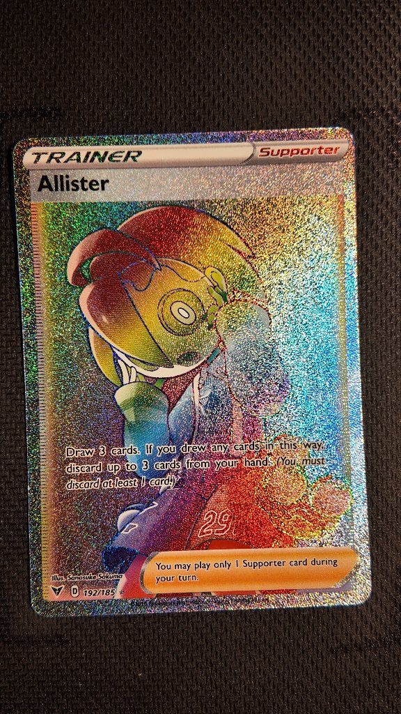 Allister 192 Vivid Voltage | Pokemon kaart, Ophalen, Zo goed als nieuw, Losse kaart, Foil