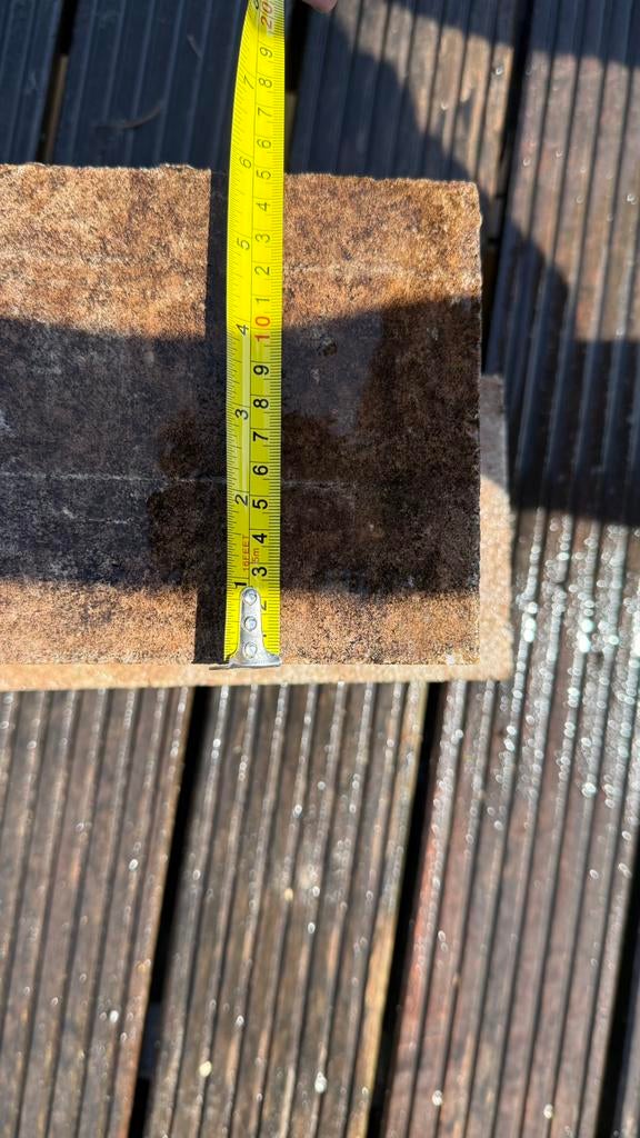 beton x17  steen voor bloembak of afscheiding, Tuin en Terras, Ophalen, Overige materialen, Gebruikt, Minder dan 60 cm