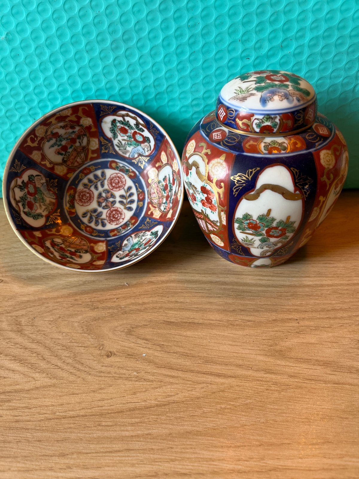 Goldimari Japanse Kom en Potje, Antiek en Kunst, Ophalen