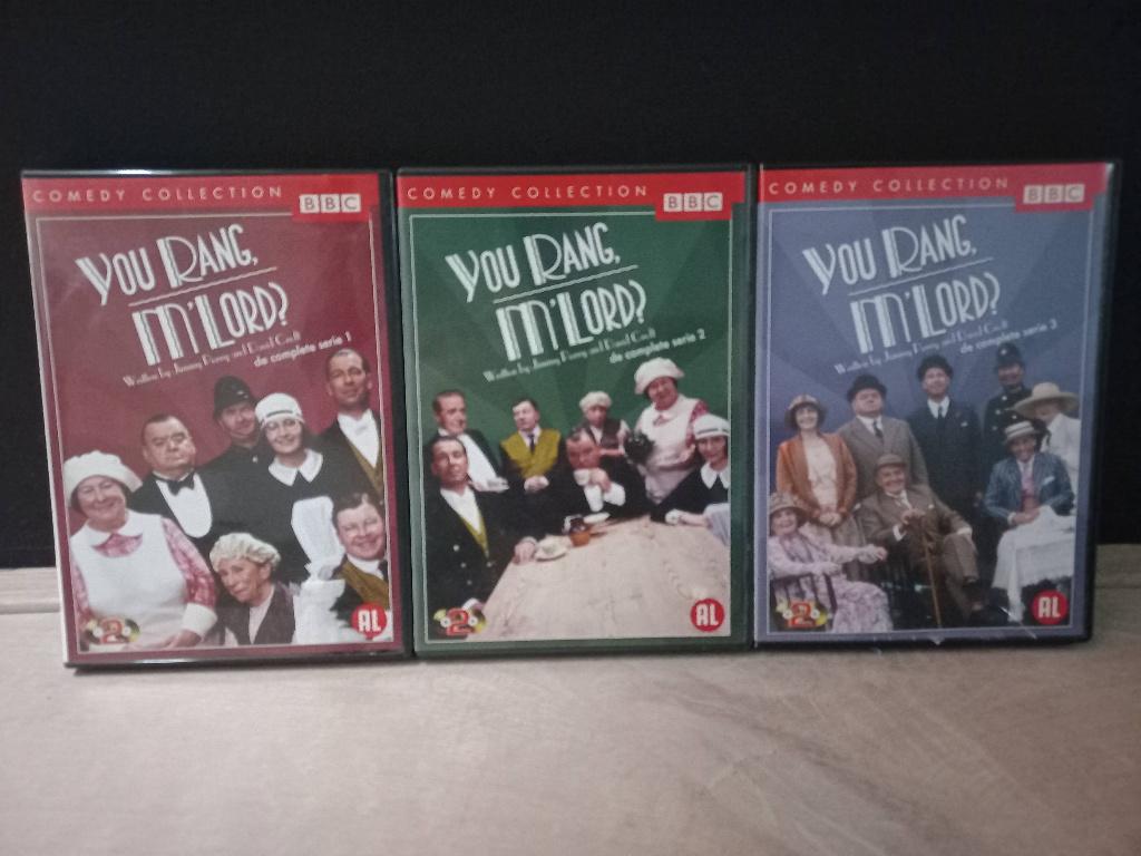 You Rang, M'Lord? - Seizoen 1+2+3 BBC TV-Serie (6xDVD SET), Alle leeftijden, Ophalen of Verzenden, Zo goed als nieuw, Komedie