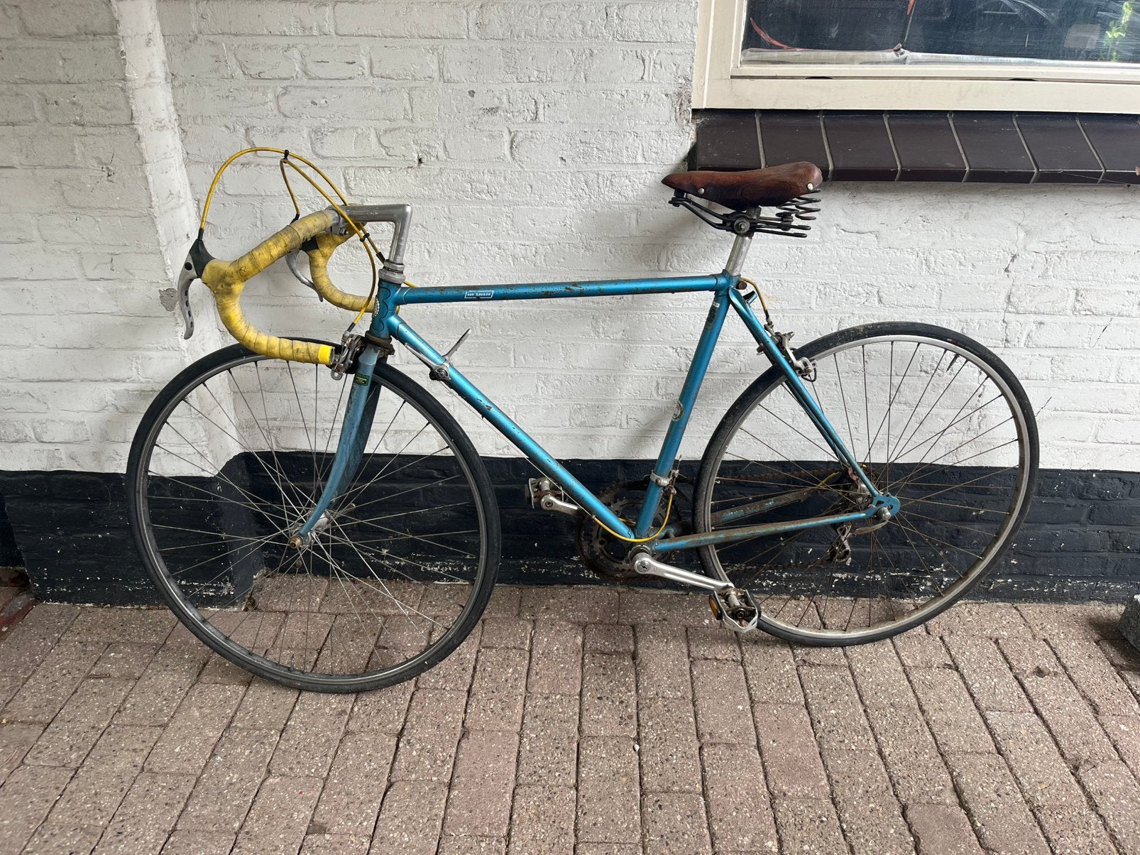 Hippe racefiets blauw DAWES England. Van zanten vintage, 55 tot 59 cm, Ophalen