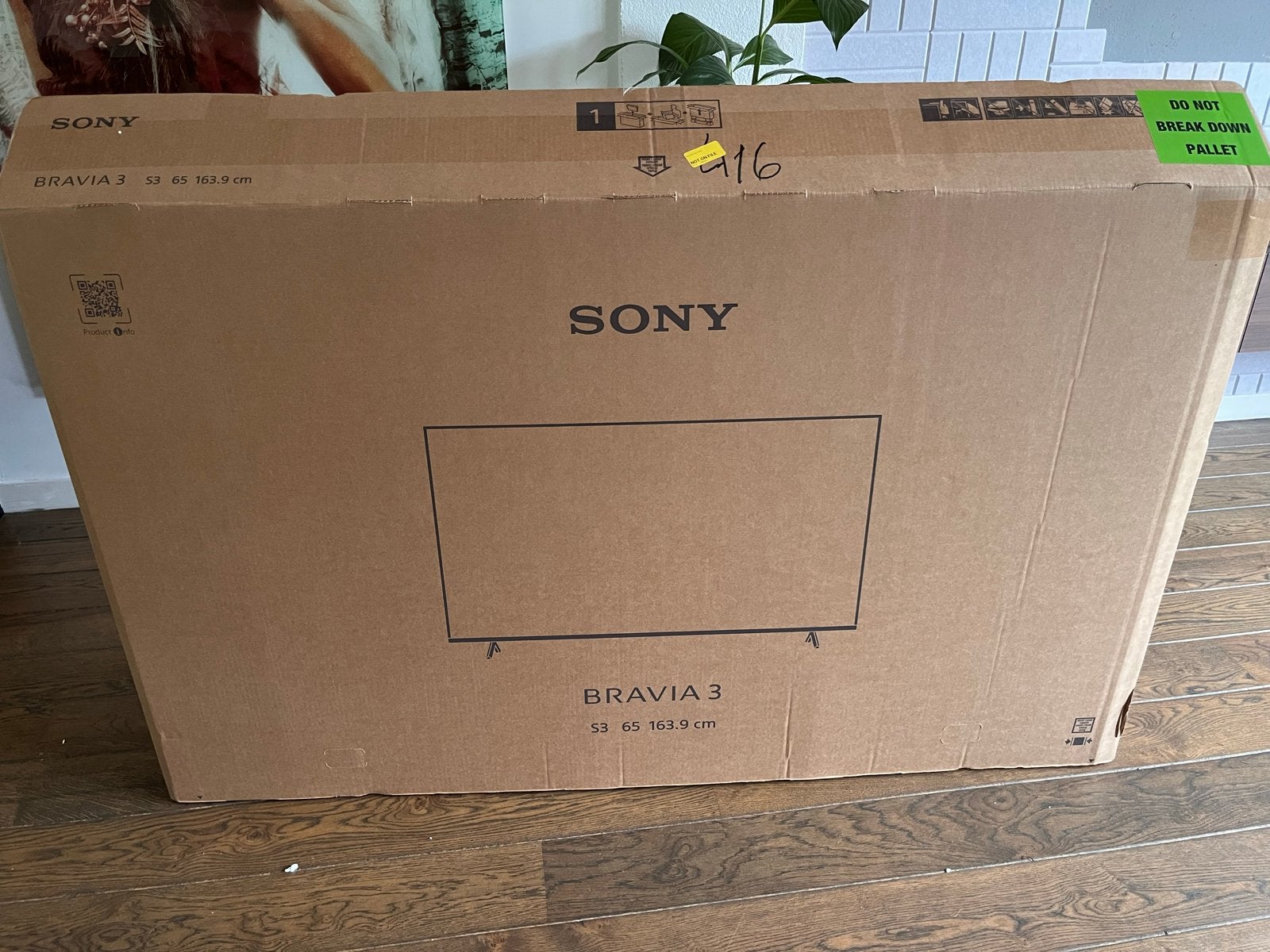 Sony Bravia 65S3 65 inch Smart TV - Nieuw in doos, Ophalen, 50 Hz, Nieuw, Smart TV