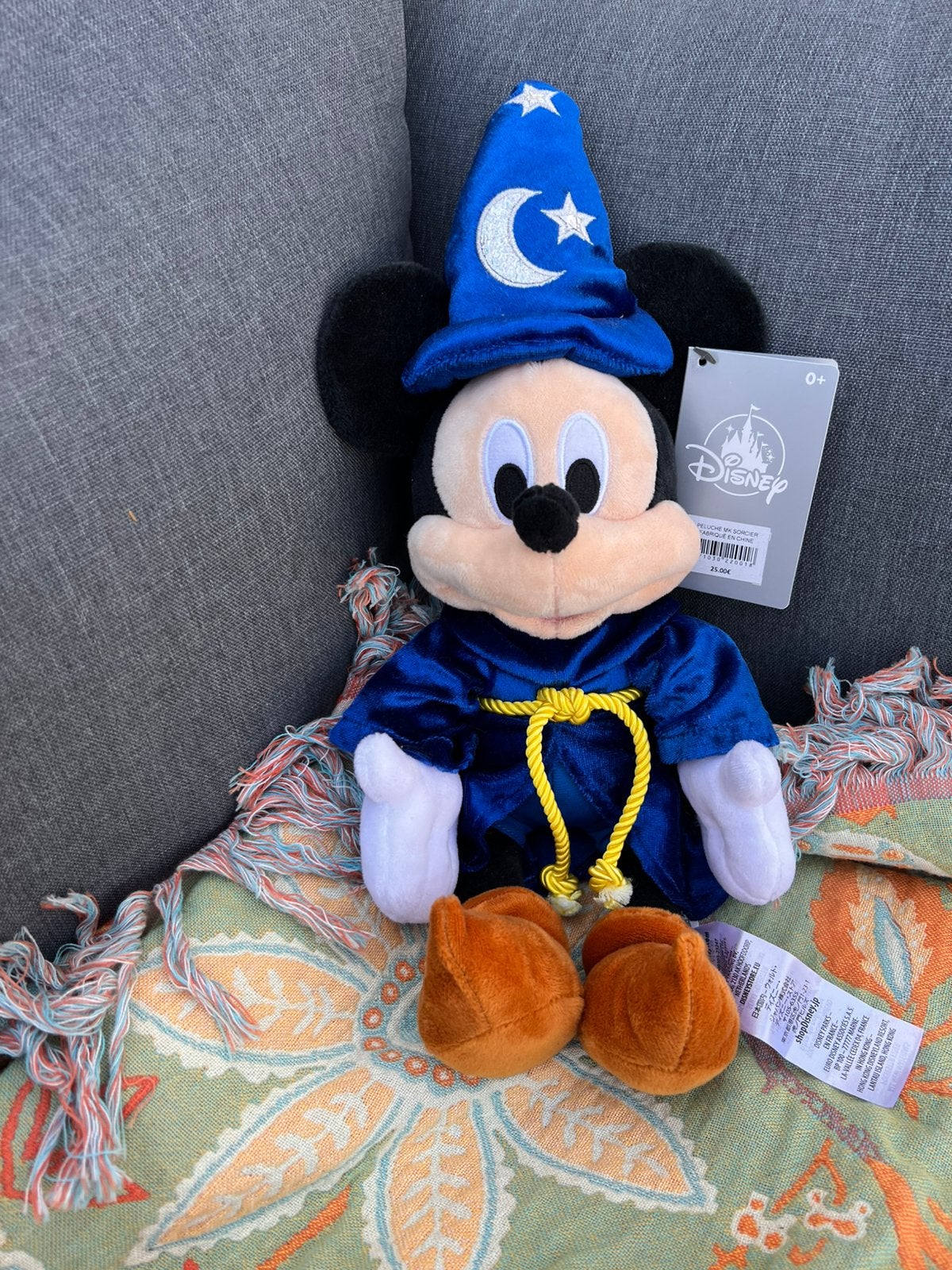 Disneyland Parijs Mickey knuffel, Verzenden, Mickey Mouse, Nieuw, Knuffel