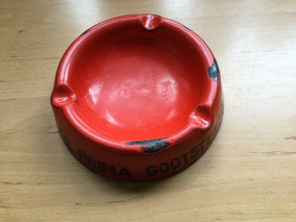 Asbak Geëmailleerd (asbak jaren 50), Ophalen of Verzenden