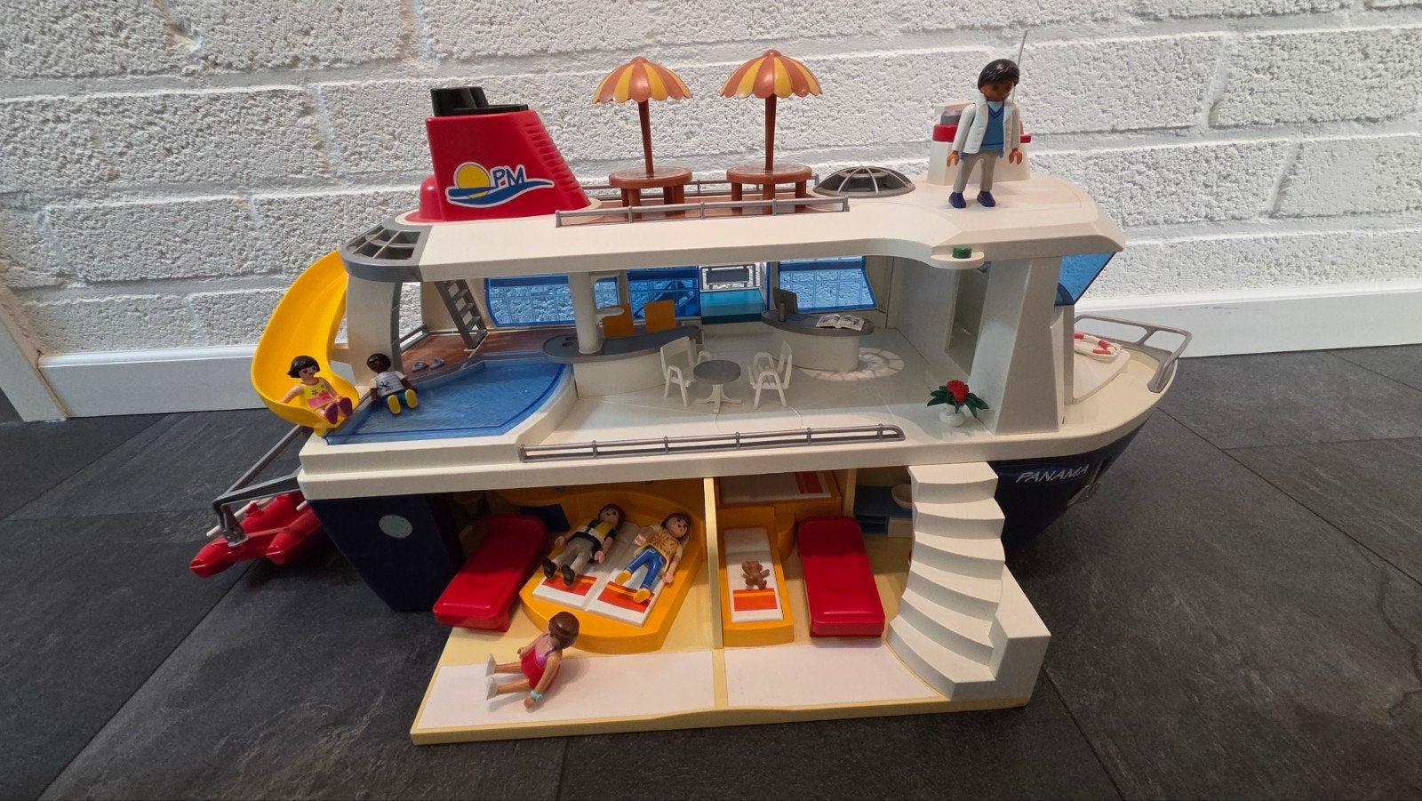 Playmobil boot met veel extra's, Ophalen, Zo goed als nieuw