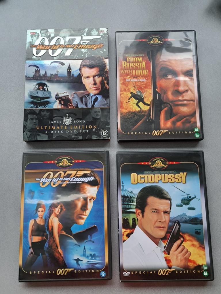 James Bond DVD Collectie: The World Is Not Enough, From Russ, Gebruikt, Boxset, Actie, Ophalen of Verzenden