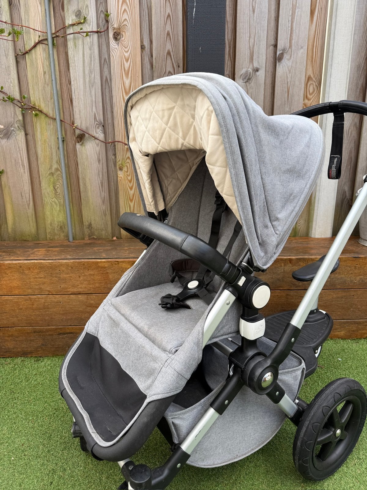 Grijze kinderwagen Bugaboo Cameleon 3, Kinderwagen, Bugaboo, Ophalen of Verzenden, Zo goed als nieuw