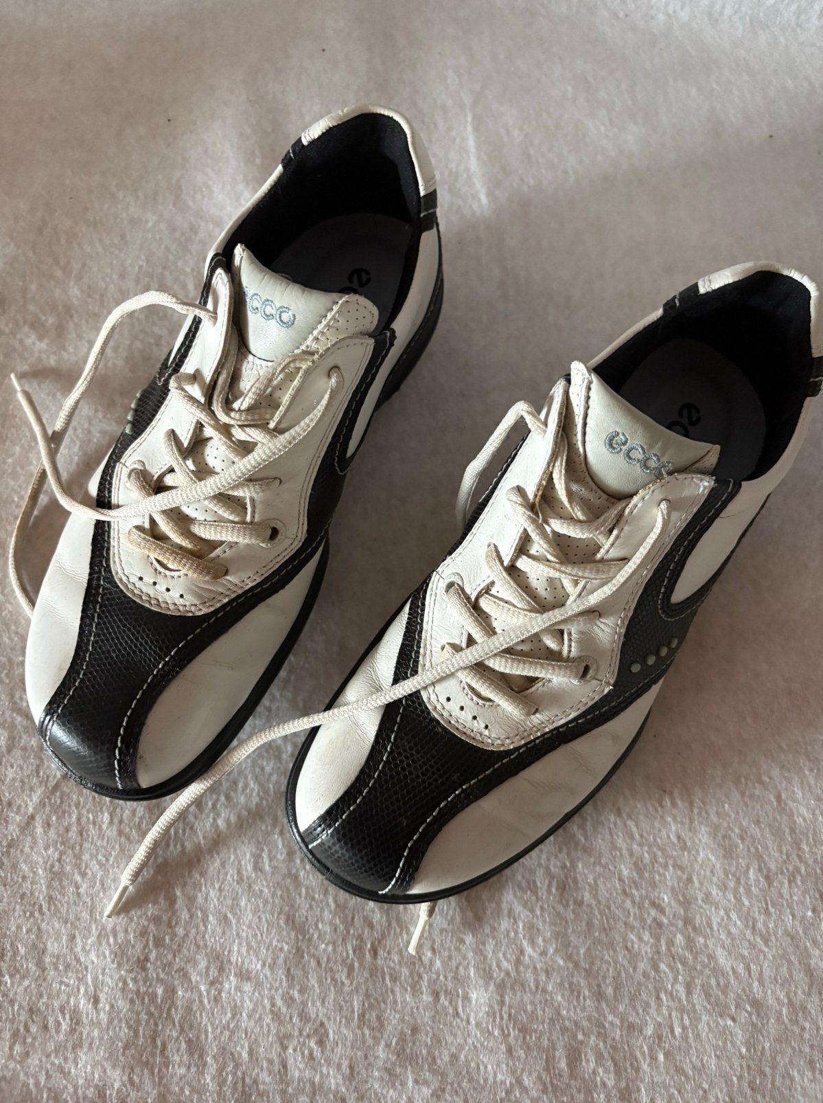 Ecco leren golfschoenen mt 37, Verzenden, Zo goed als nieuw, Schoenen