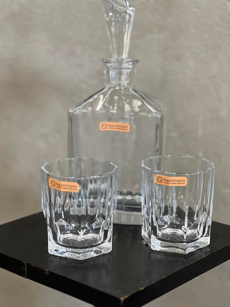Prachtige Whiskey set kristal Nachtmann, Antiek en Kunst, Antiek | Glas en Kristal, Ophalen of Verzenden