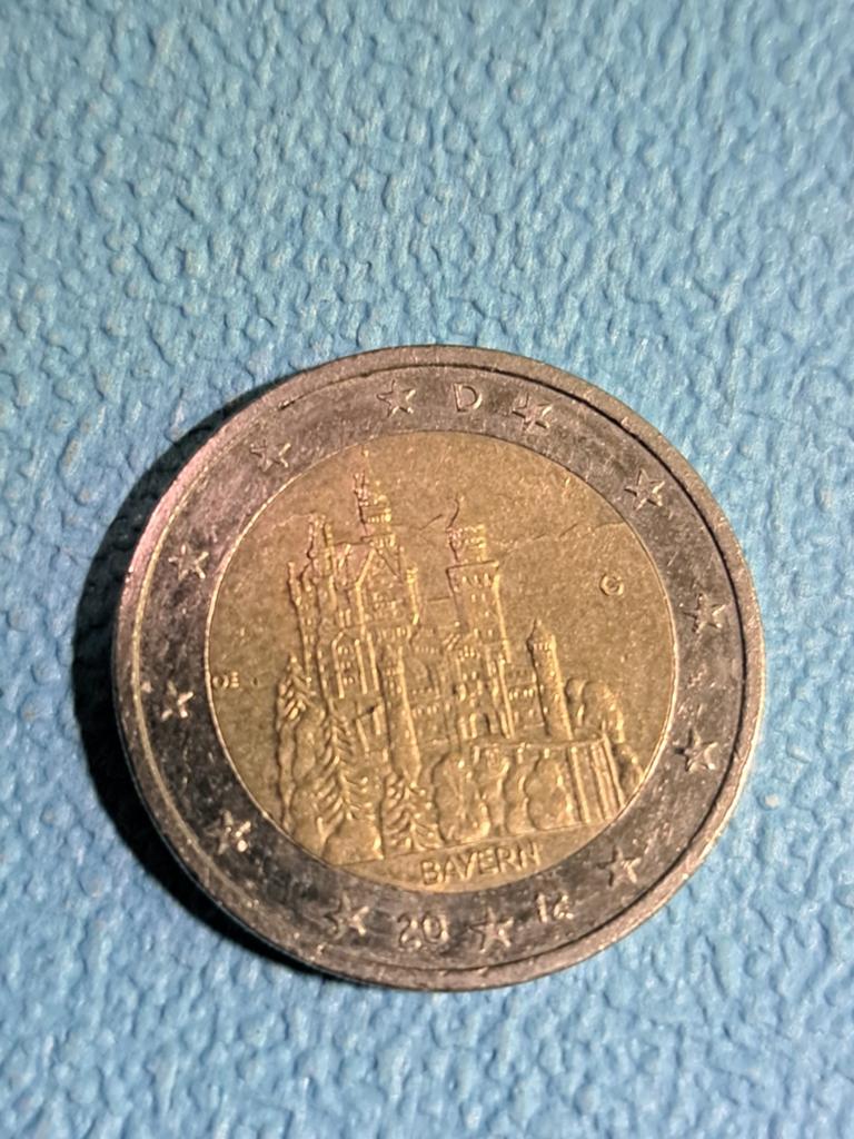 2 euro cc Duitsland Bayern 2012 (G), Ophalen of Verzenden, Duitsland, 2 euro