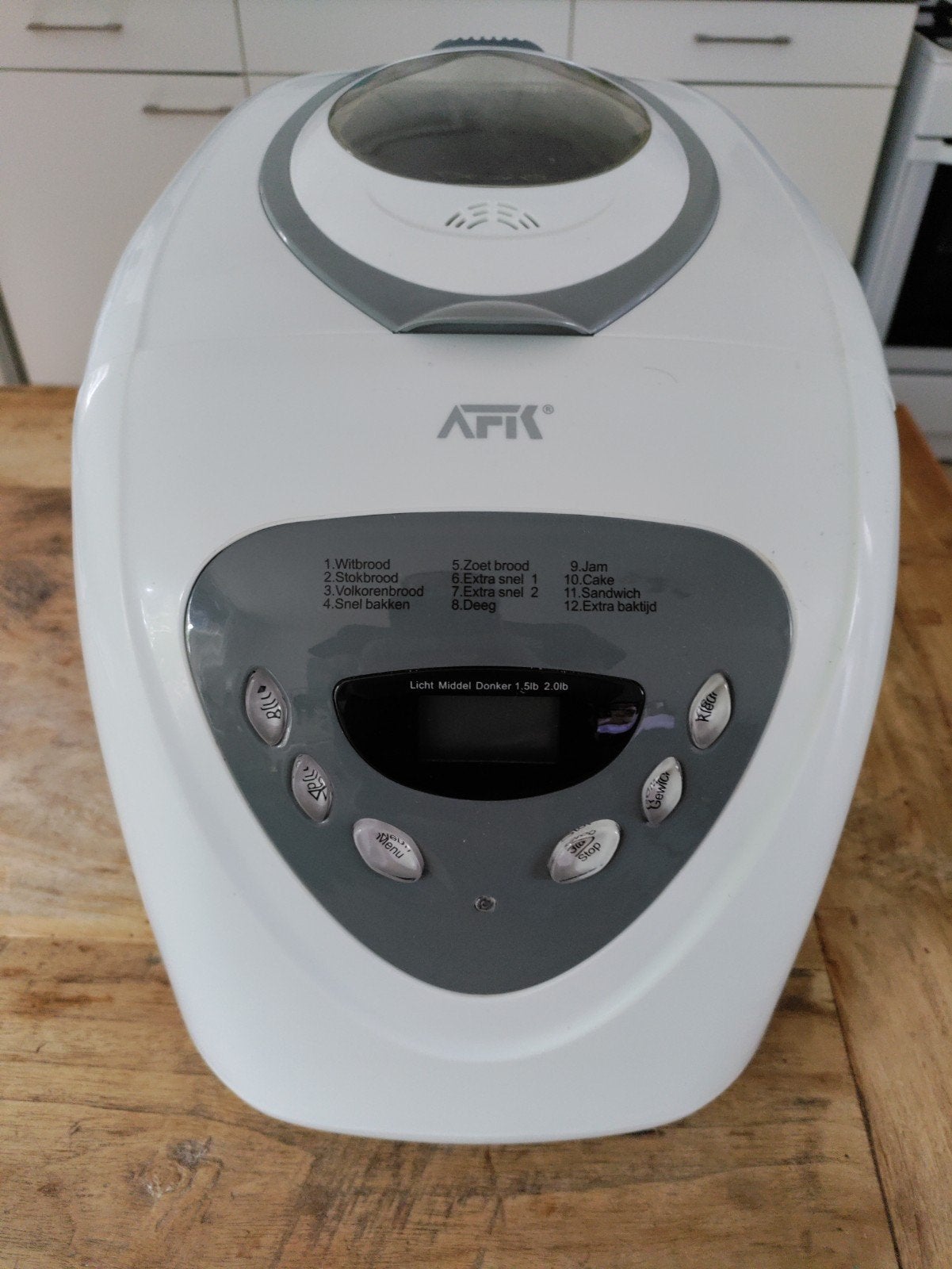 AFK Broodbakmachine - Wit - Met Timer en Kijkvenster, Ophalen