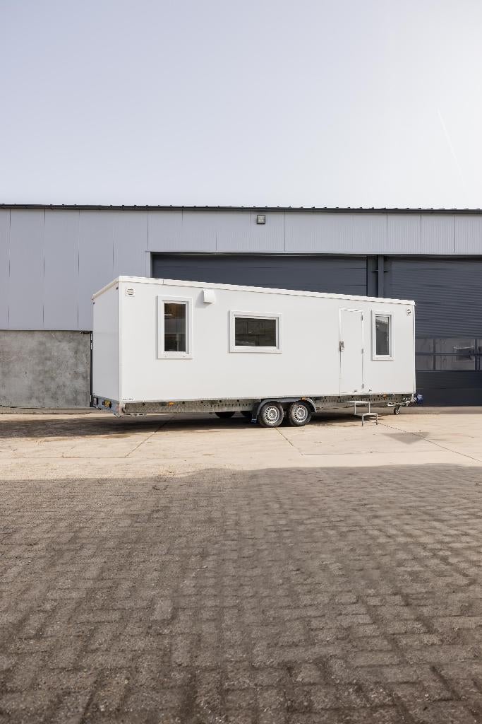 Gebruikte 4pers Mobiele woonunit 730cm, Ophalen