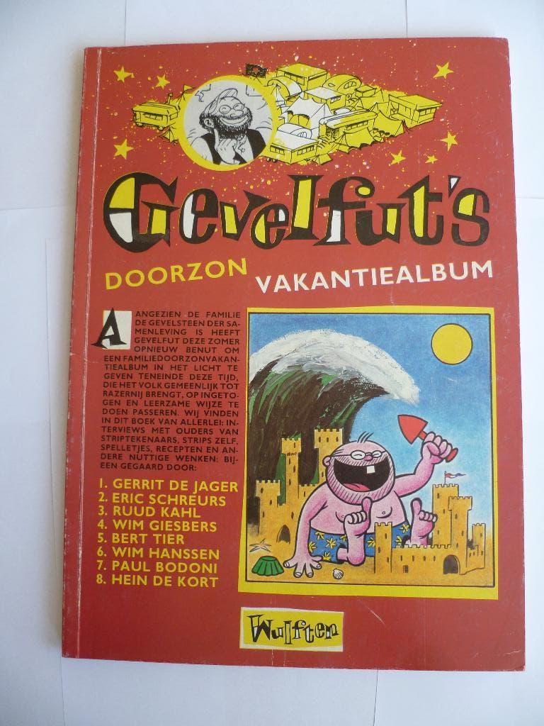 GEVELFUTS DOORZON VAKANTIEALBUM(+SEXBOM&AGENT666) UIT 1982, Gelezen, Willy Vandersteen, Eén stripboek, Ophalen of Verzenden
