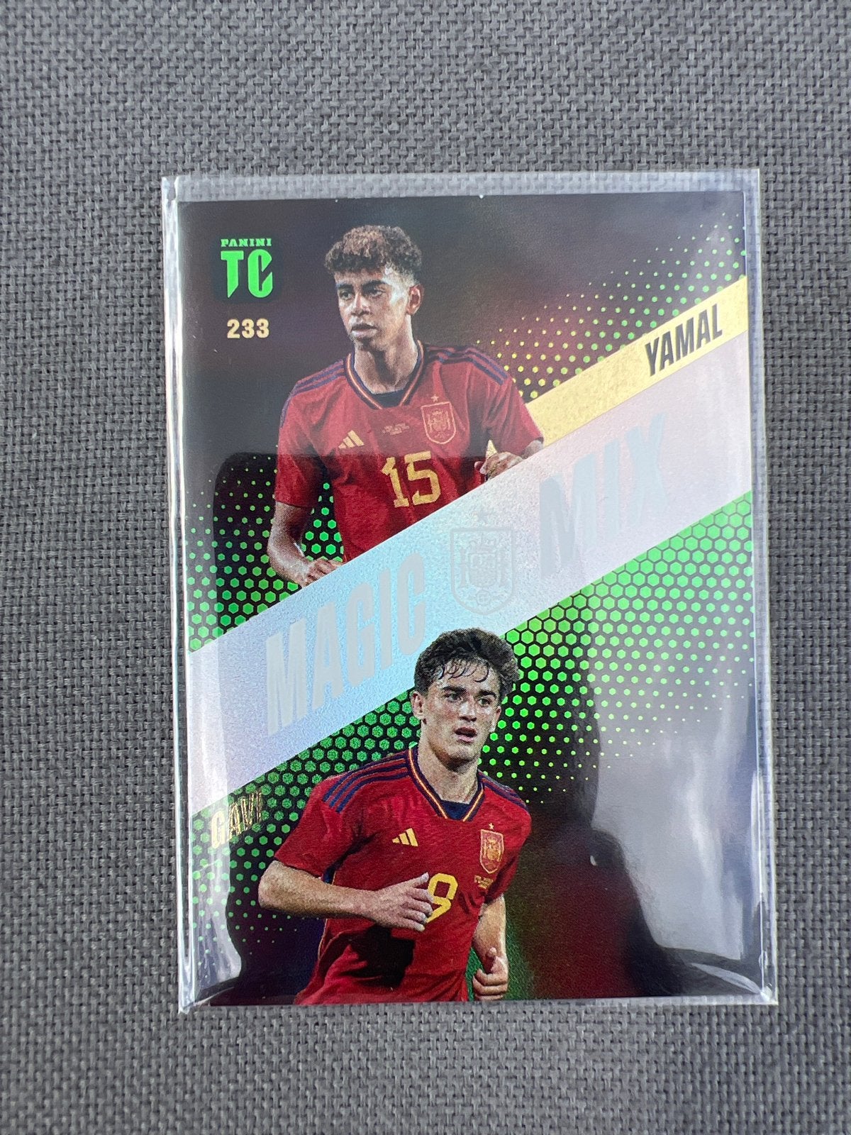 Panini Top Class 2024 Magic Max Gavi & Lamine Yamal, Ophalen of Verzenden, Zo goed als nieuw, Buitenlandse clubs, Spelerskaart